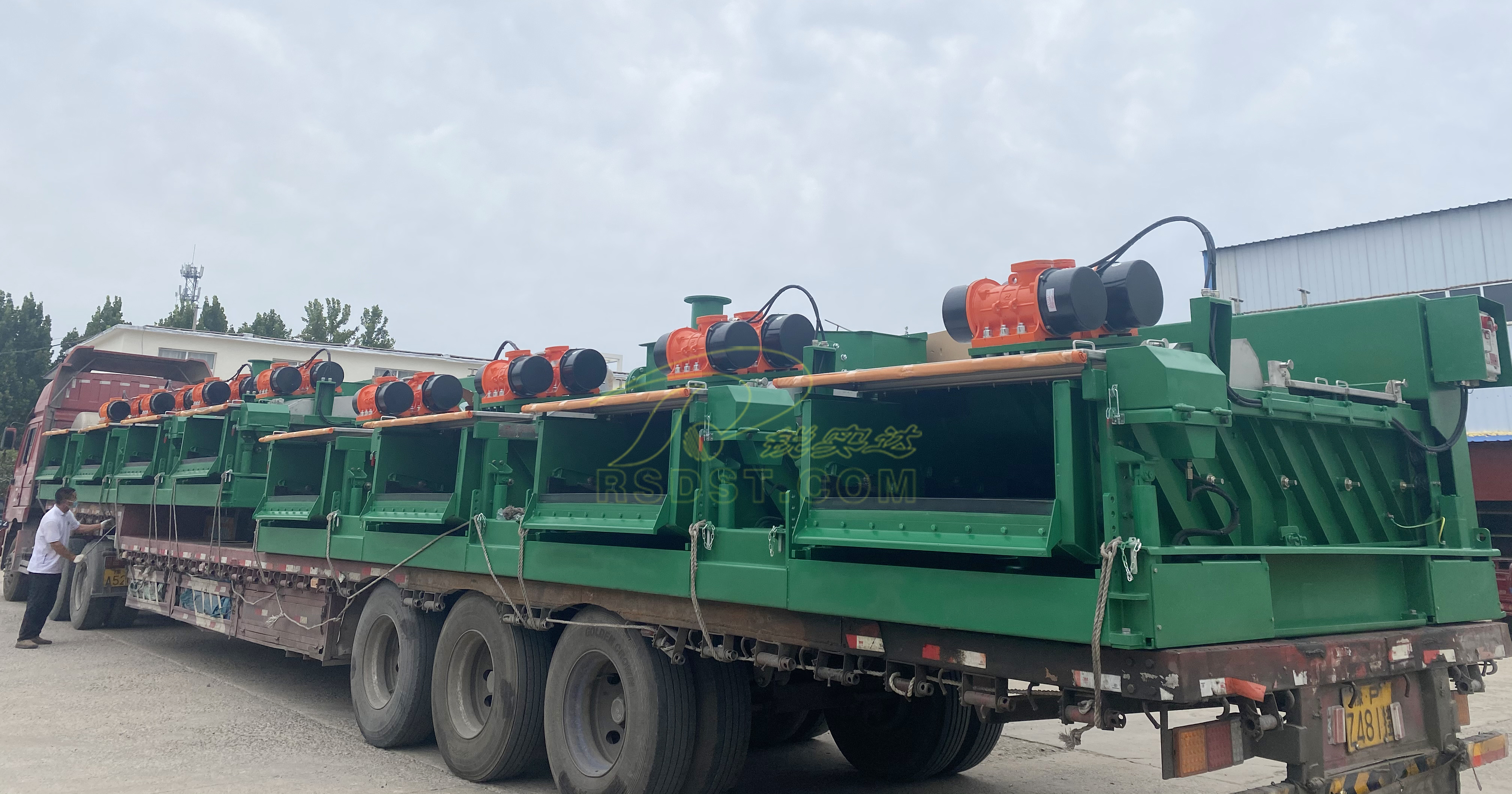 五网框架四联振动筛