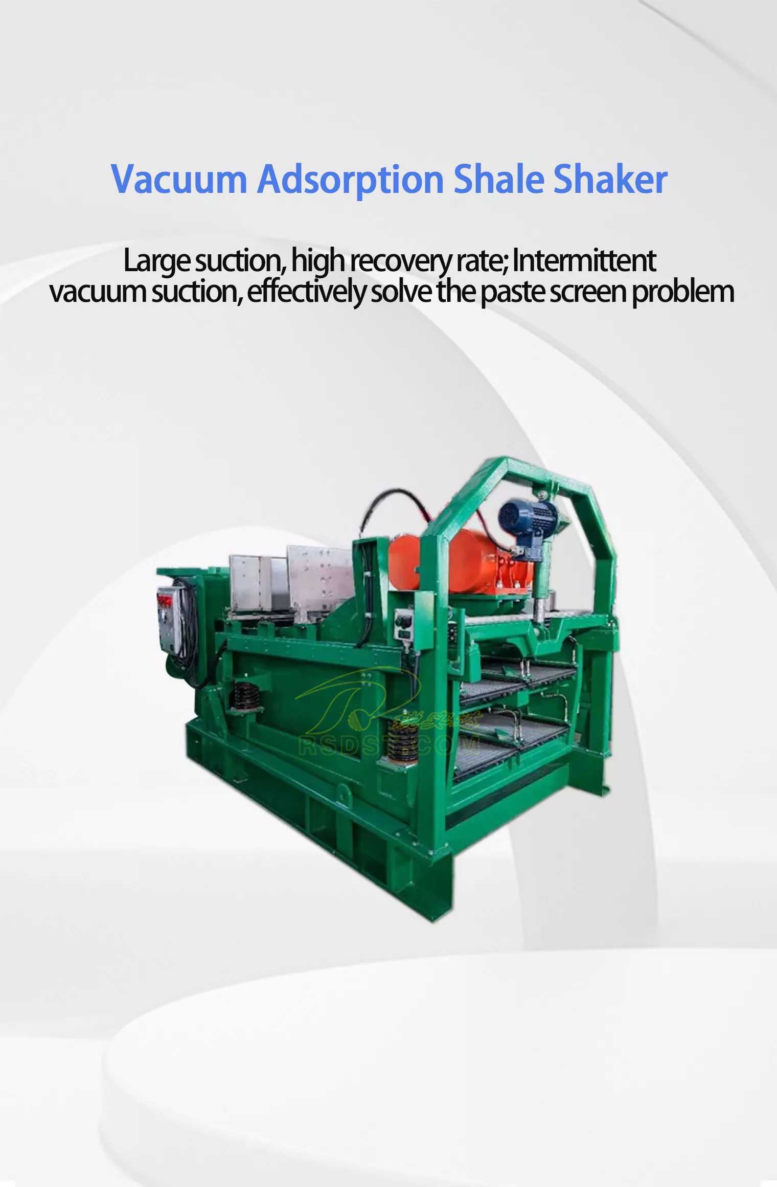 Vacuum shale shaker