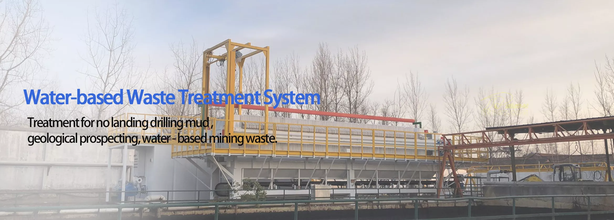 Water-base drilling wastment