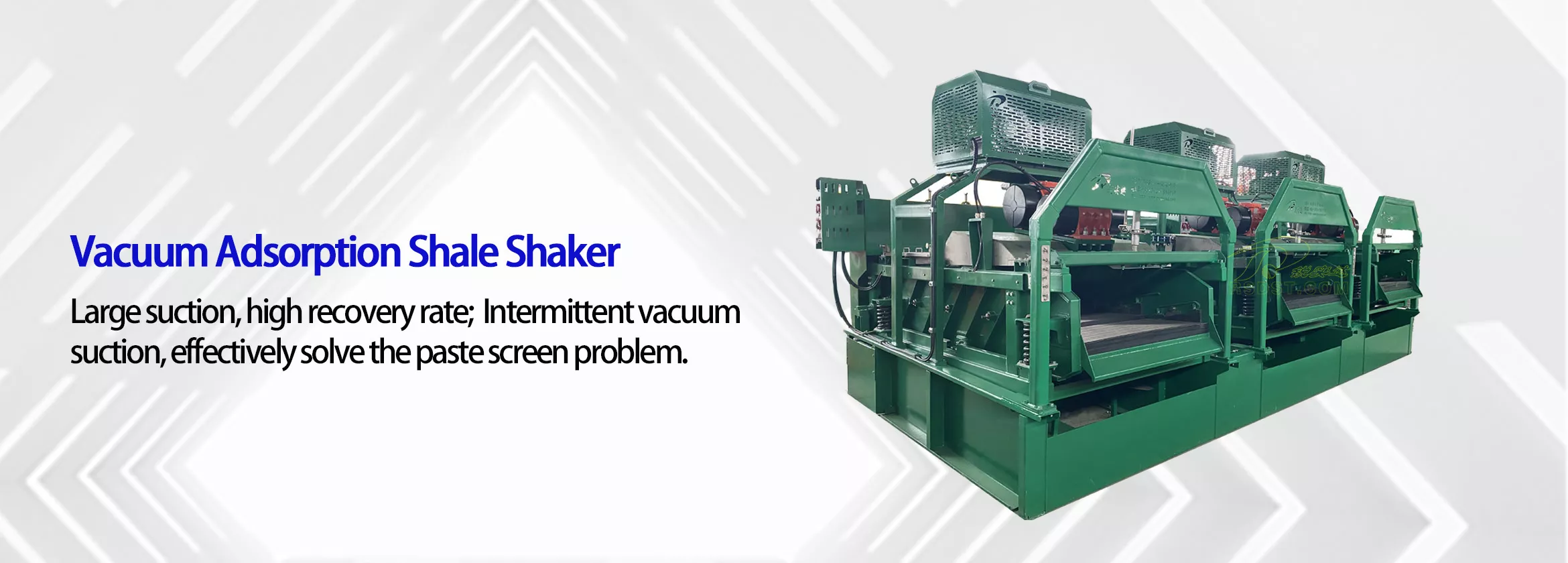Vacuum shale shaker